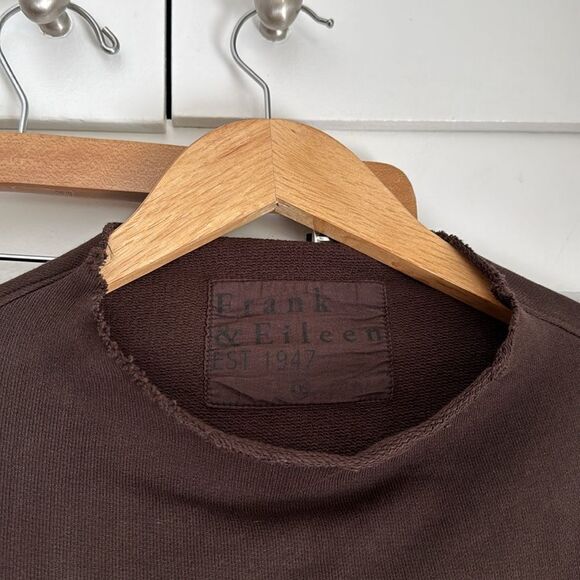 Frank & Eileen Montauk Travel Set OS Top XL Joggers Dark Brown Irish Chocolate - Picture 3 of 5